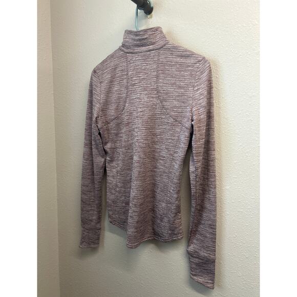 ARIAT Gridwork 1/4 Zip Baselayer Women's Long Sleeve Maroon top Size XS outdoor - Picture 9 of 12